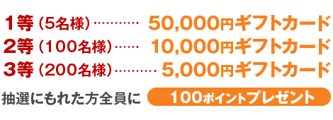 プレゼント内容